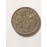 Великобритания 6 пенсов 1962