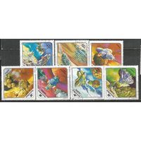 Венгрия. Авиа. Исследование космоса. 1978г. Mi#3265-71. Серия.