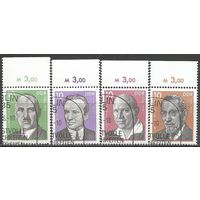 ГДР. Лидеры рабочего движения. 1975г. Mi#2107-10. Серия.