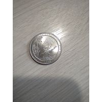 25 центов США, квотер национальный парк Kisatchie