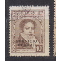 Известные люди Личности  Аргентина 1938 лот 6 с НАДПЕЧАТКОЙ