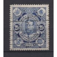 1910 Южная Африка ** Георг V, серия 1 марка (SG 1), прошла почту