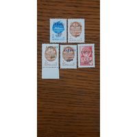 Латвия. Надпечатки. 1992г. чистая