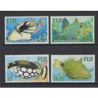Фиджи 2005** Морская Фауна Рыбы #1105-1108
