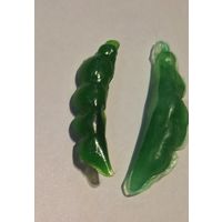 Елочные мини игрушки Стручок из набора Малютка