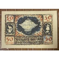 Нодгельд 50 пфеннигов 1921 год. Фолькштедт. Веймарская республика