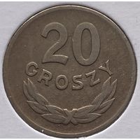 Польша 20 грошей 1949 г. Медно-никель. В холдере