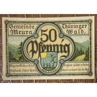 Нодгельд 50 пфеннигов 1921 год. Мойр. Веймарская республика