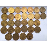 Разные Юбилейные монеты России ГВС.Всего 30 штук