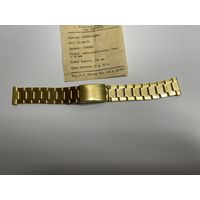 Часы наручные,браслет позолоченный Au с паспортом с хранения СССР.Старт с рубля