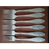 Вилки столовые Мельхиоровые. РМЗ, СССР