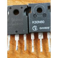 Транзистор K30N60BD (IGBT + Diode), N-канал, 3 шт.