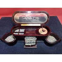 С 3 рублей без мц. музыкальная шкатулка для украшений. играет. 28х11х10см.