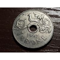 Норвегия 1 крона 1997