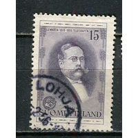 Финляндия - 1955 - Отто Нюберг 15М - [Mi.451] - 1 марка. Гашеная.  (Лот 19JN)-T4P1