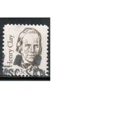 США-1983, (Мих.1643) , гаш. , Стандарт, Личности, Политик(одиночка),