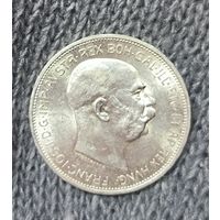 С рубля без мц! 2 кроны 1913 Австро-Венгрия лучистый Франц Иосиф