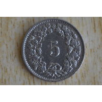 Швейцария 5 раппенов 1947