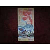 2 доллара Восточные Карибы 2023 г. Юбилейные.