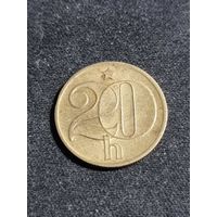 Чехословакия 20 геллеров 1974