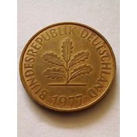 10 пфеннигов 1977 J