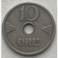 Норвегия 10 эре 1925 г.