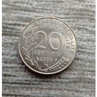 Werty71 Франция 20 сантимов 2000