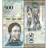 Венесуэла 500 боливаров образца 2017 года UNC p94b