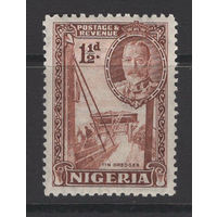1936 Нигерия ** 1,5d, Георг V, марка из серии (SG 36)