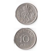 10 эре Дания 1954 года