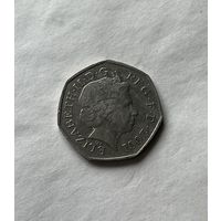 50 пенсов 2001
