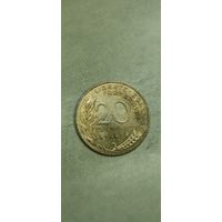 Франция 20 сентими1983