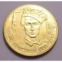 2 злотых 2010. Артур Гротгер. UNC!