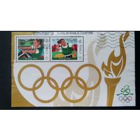 ИРЛАНДИЯ\483с\ Олимпийские игры - Ирландия 2008 - Надпечатка Olympex 2008 - блок