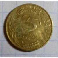 5 сантим 1966 Франция