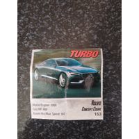 Вкладыш от жевательной резинки turbo xtreme.