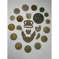 Старая Польша. Пуговицы и др. С рубля, без м.ц. См. др. мои лоты