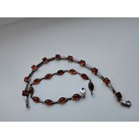 Янтарь браслеты серебро