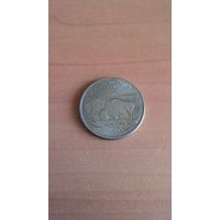 США, 25 центов 2006. Квотер штата Северная Дакота. Двор P.