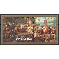 Польша 2024. Живопись. Ян Матейко 230-я годовщина восстания Костюшко блок