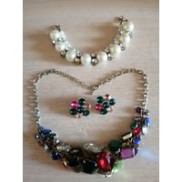 Колье бижутерия СССР 1960-1970е СССР ВИНТАЖ одним лотом