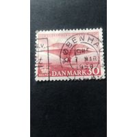 Дания 1956  История авиации, самолет Эллехаммера. Хор.штемпель \244фк\