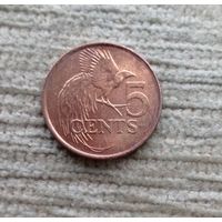 Werty71 Тринидад и Тобаго 5 центов 2007 Райская птица