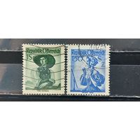 РАСПРОДАЖА АВСТРИЯ 1951г. Полная серия. Гаш.
