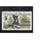 США-1967, (Мих. 928) , * ,  Фольклор, Охотник(одиночка)