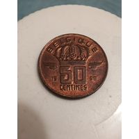 Бельгия 50 сантимов 1998