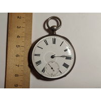 Редкие ЧАСЫ СЕРЕБРО старинные КАРМАННЫЕ Царские 1
