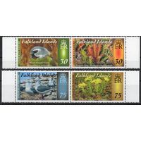 Фолклендские острова 2015. Фауна.  Флора 4 марки 1270