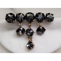 Брошь винтажная серебро