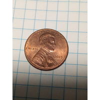 1 цент США 2019 D год